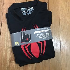 Youth Marvel Spider-Man crew and pant base layer